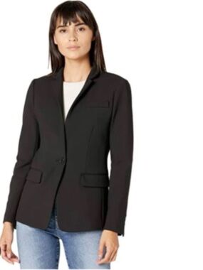 NEW J Crew 6 Regent black structured quiet luxury wool lined workwear blazer